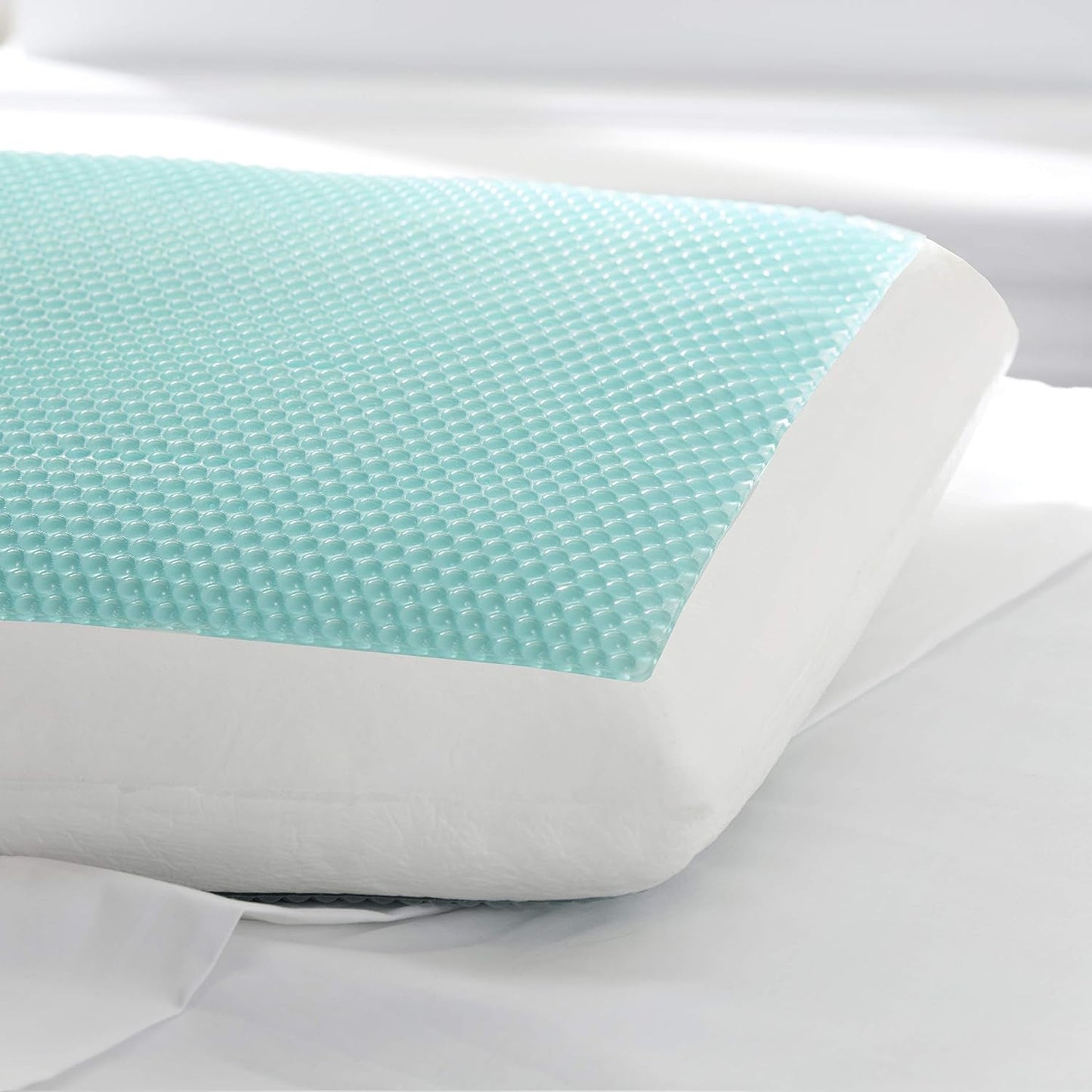 Sealy SE '19 Essentials SM Aqua Bubble Gel Sheet, 1 MC (US) kudde, vit, 61 X 40 X 14 cm Naty Shop Standardkuddar