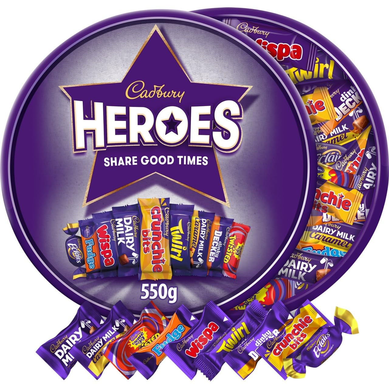 Chokladask Heroes 550g