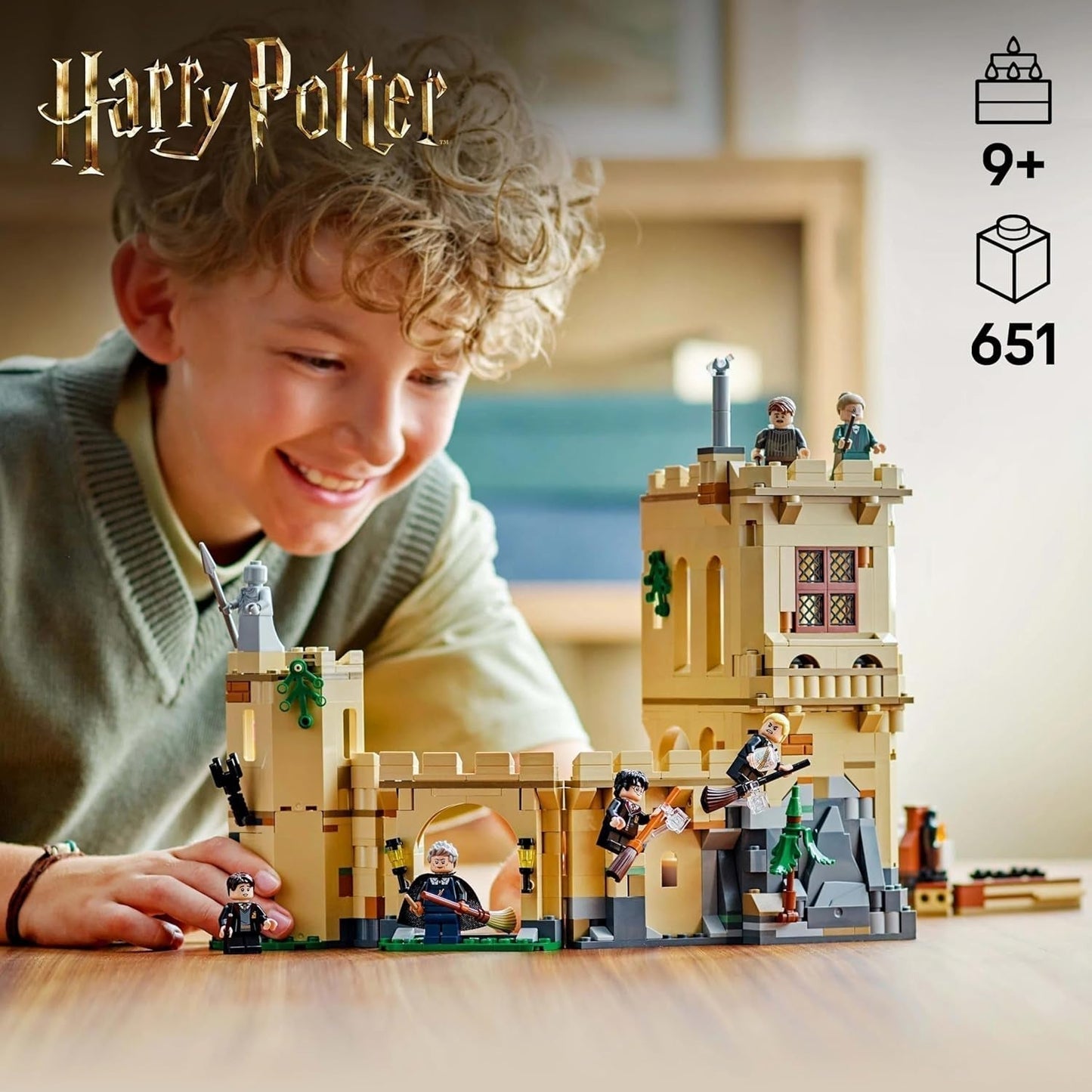 Hogwarts Castle LEGO Harry Potter: Flyglektioner Äventyrslekset med 6 samlarbara minifigurer inklusive Draco Malfoy och professor McGonagall Rollspelsset för pojkar och flickor 9 år gamla 76447 Byggset Besuche den LEGO-Store