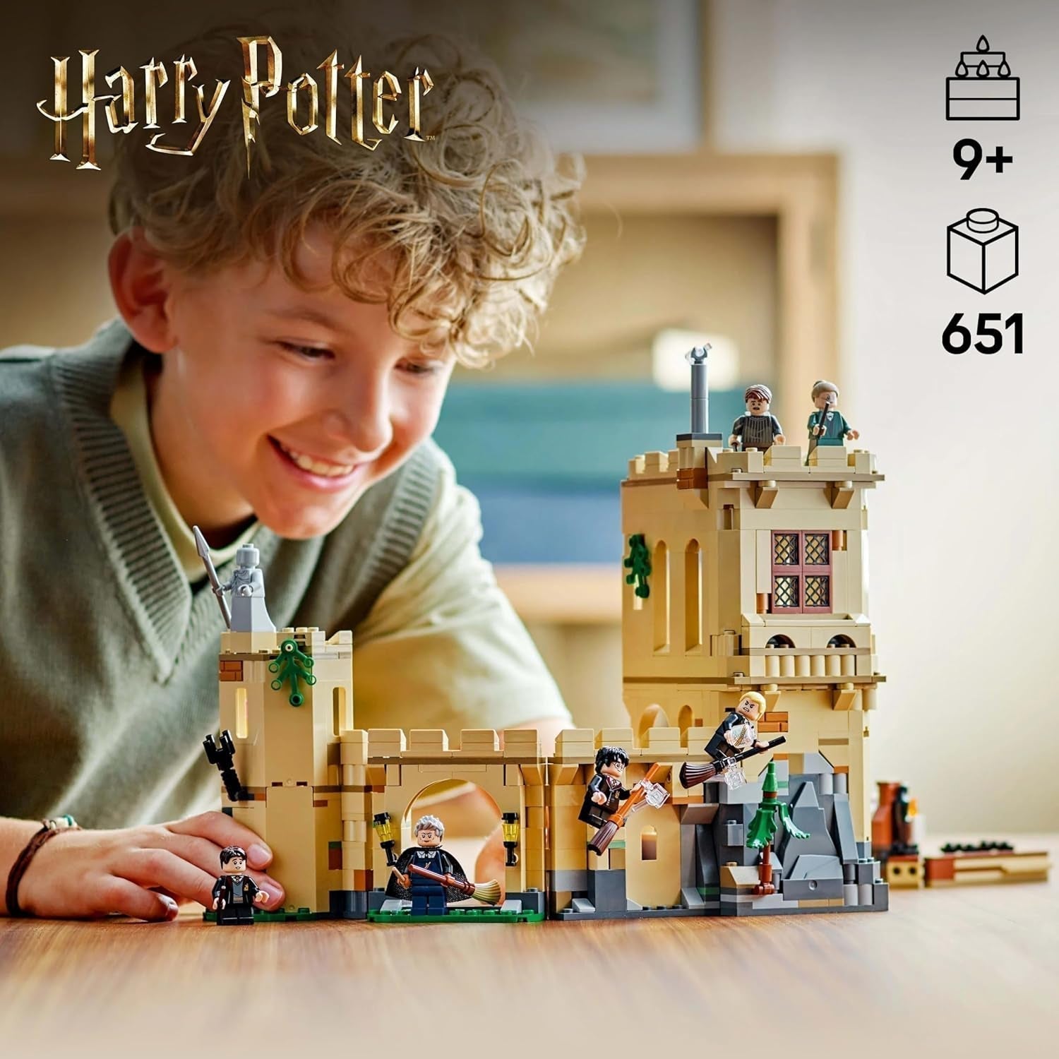 Hogwarts Castle LEGO Harry Potter: Flyglektioner Äventyrslekset med 6 samlarbara minifigurer inklusive Draco Malfoy och professor McGonagall Rollspelsset för pojkar och flickor 9 år gamla 76447 Byggset Besuche den LEGO-Store