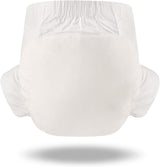 CutiePlusU vuxenblöjor, torr yta, maximal absorptionsförmåga över natten, inkontinensblöja för engångsbruk - blå, rosa, vit, 3-pack (medium 71-96 cm)