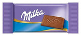 Milka Naps Mix – Mini chokladrutor i 4 sortiment: alpmjölk, jordgubbar, hasselnötter, kakaokräm – 1 x 1 kg