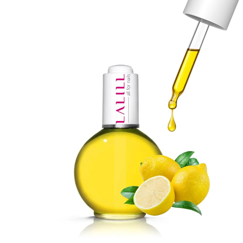 LALILL Nagelbandsolja 75Ml - Himbeere Nagelpflegeöl - Nagelöl Pflege Für Nägel Nagelhaut - SPA Maniküre Nageldesign Hände - Vegansk - Med pipett