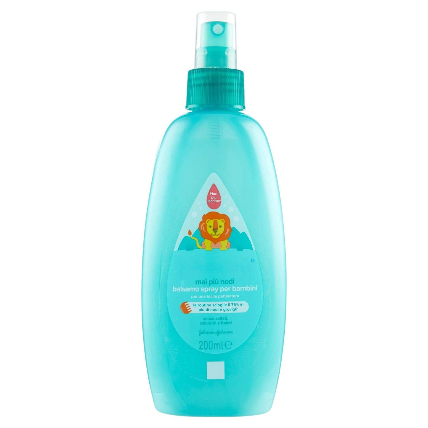 Spray för barn, inga knutar, trassel, inga revor, även för långt eller lockigt hår, 200 ml Naty Shop hårborttagningsprodukter 200 Ml (1 förpackning)