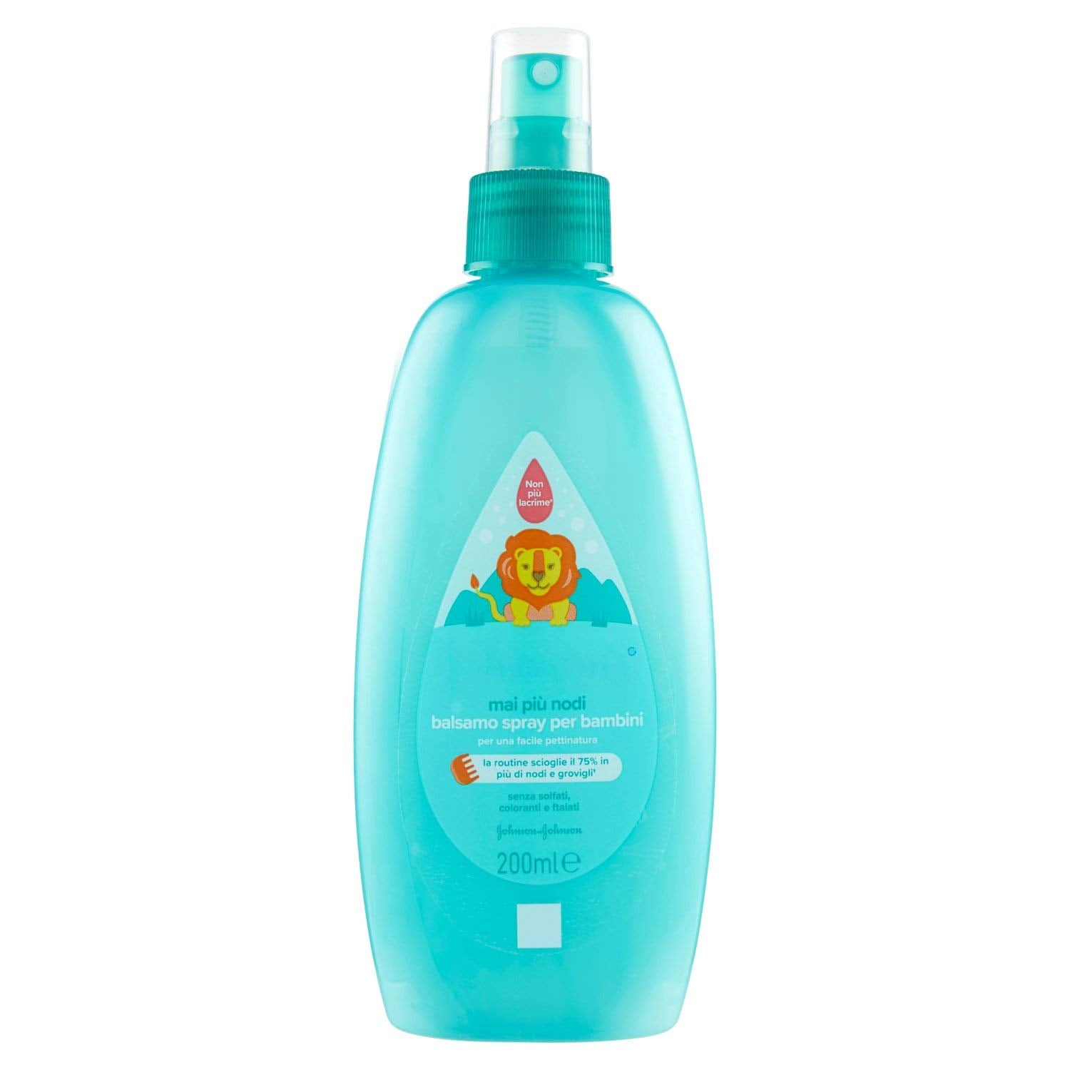 Spray för barn, inga knutar, trassel, inga revor, även för långt eller lockigt hår, 200 ml Naty Shop hårborttagningsprodukter 200 Ml (1 förpackning)