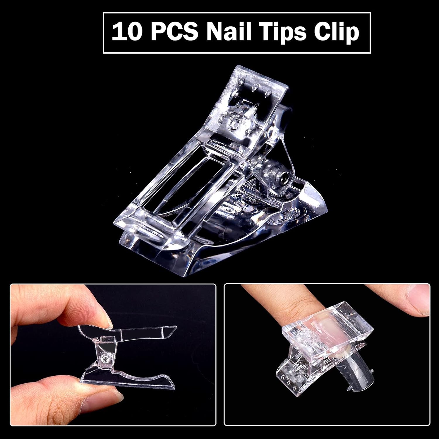 120 st nagelformsset, nagelförlängningar, gelnagelformer, nagelformset med dubbelhuvudborste och nagelfil med clips, för gelnaglar