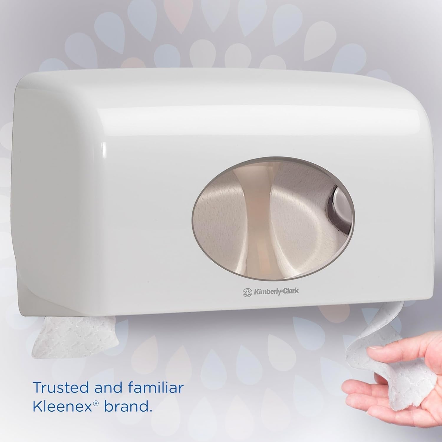 Kleenex Premium toalettpappersrullar 8484, toalettpapper 24 rullar X 160 puffade ark, 4-lagers toalettpapper, 100 % ren fiber, hög kvalitet, rivtålig och mjuk (2-pack)