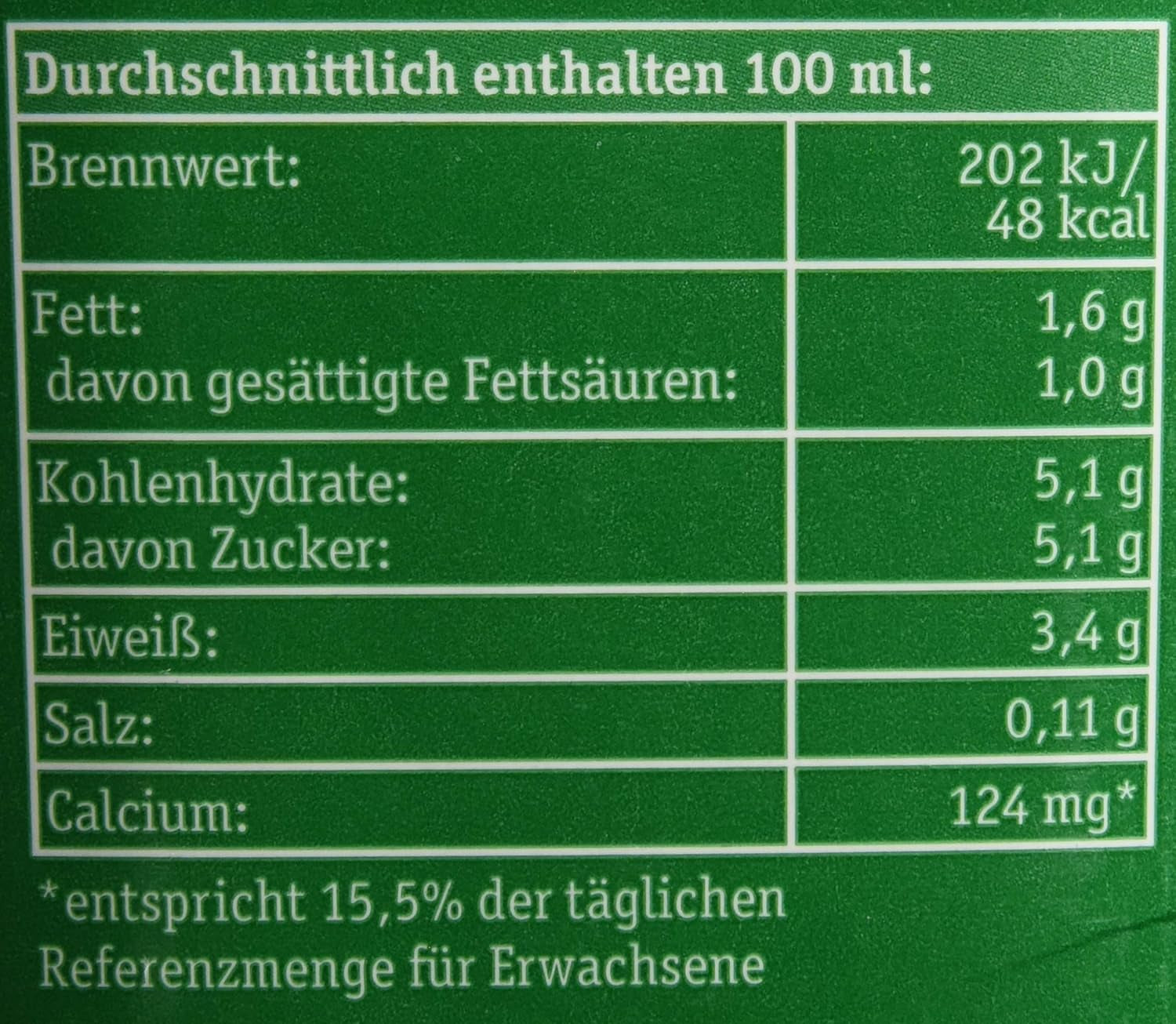 Berchtesgadener Land Haltbare Bergbauern-Milch, 1,5 % fett, 12er Pack (12 x 1 l)