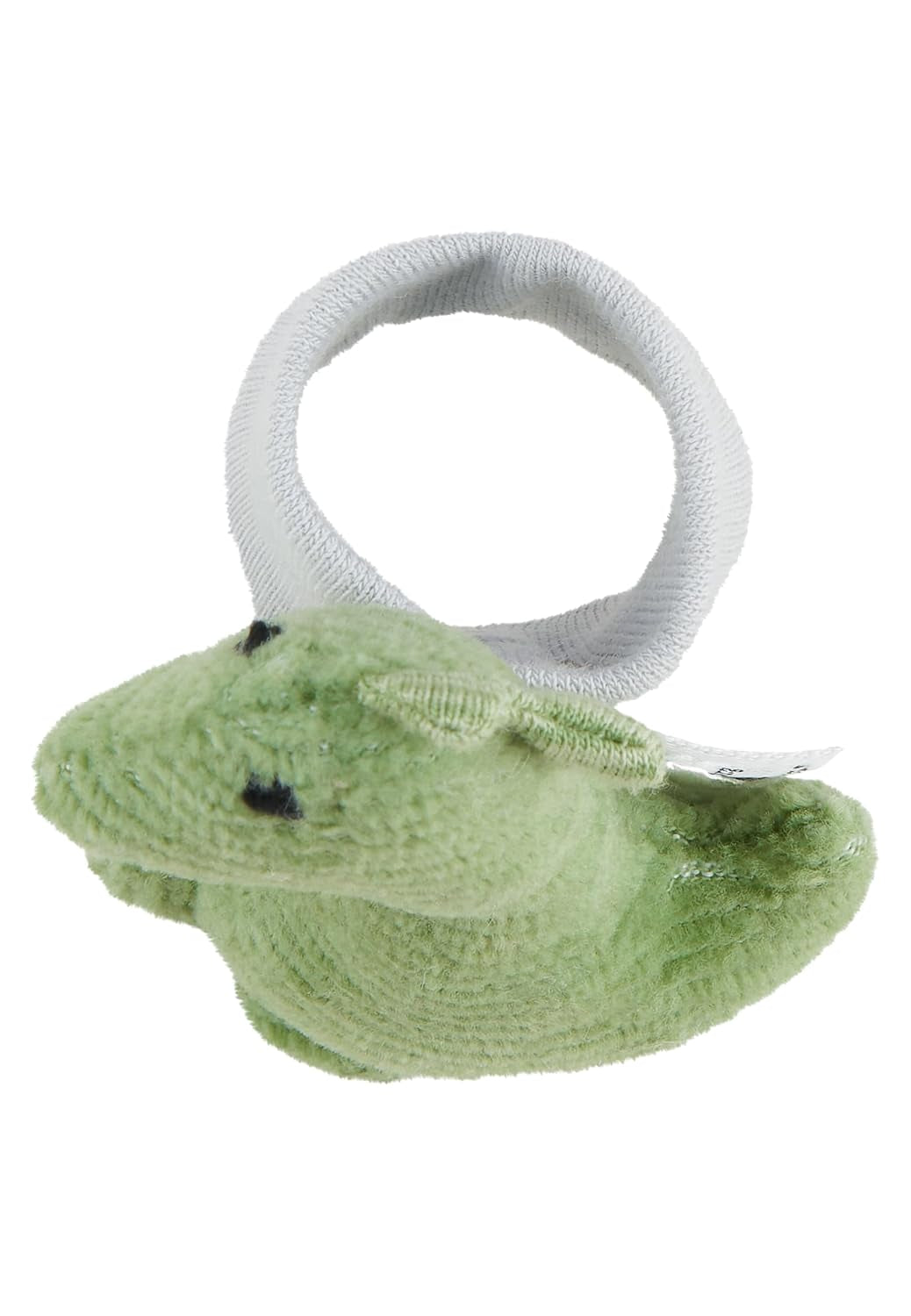 Sterntaler Dino Rexi Arm Rattle - Mjuk mjuk sladd Baby Rattle - Baby Hand Rattle med elastisk rem - Babyleksak för lek, kram och skallra, Stone Green Baby Toys Naty Shop