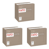 , Engångspappersservetter, Idealisk för aptitretare och cocktails, Paket med 100 servetter, Storlek 24X24 vikta i 4, 2 lager, Color Turtledove, 100 % rent cellulosapapper, Fsc-certifierat