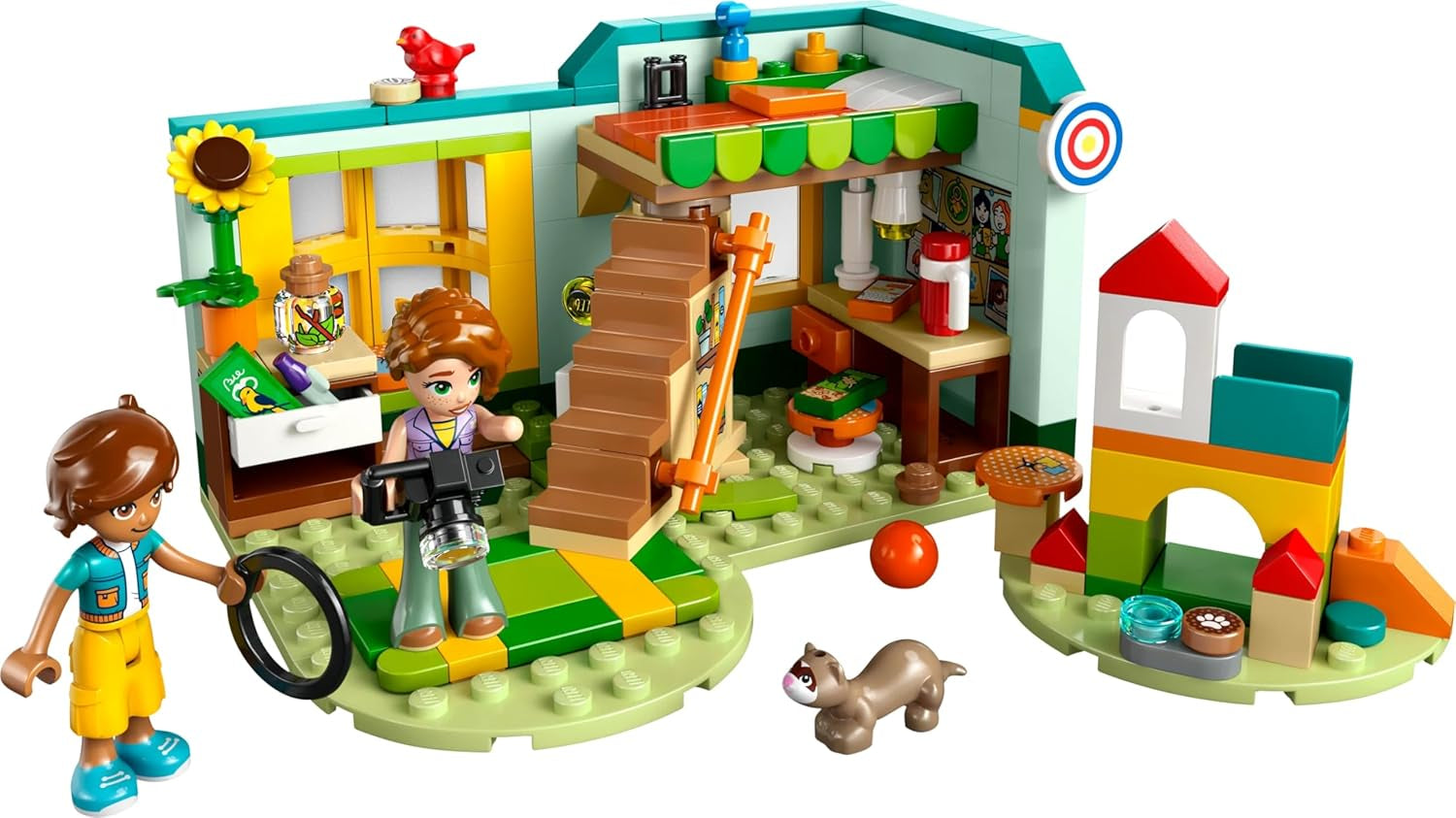 LEGO Friends Autumn's Room Bygg- och lekset för kreativt rollspel, set för tjejer från 6 år med 2 minifigurer och en illerfigur, pedagogisk leksak 42646 Byggset Besuche den LEGO-Store