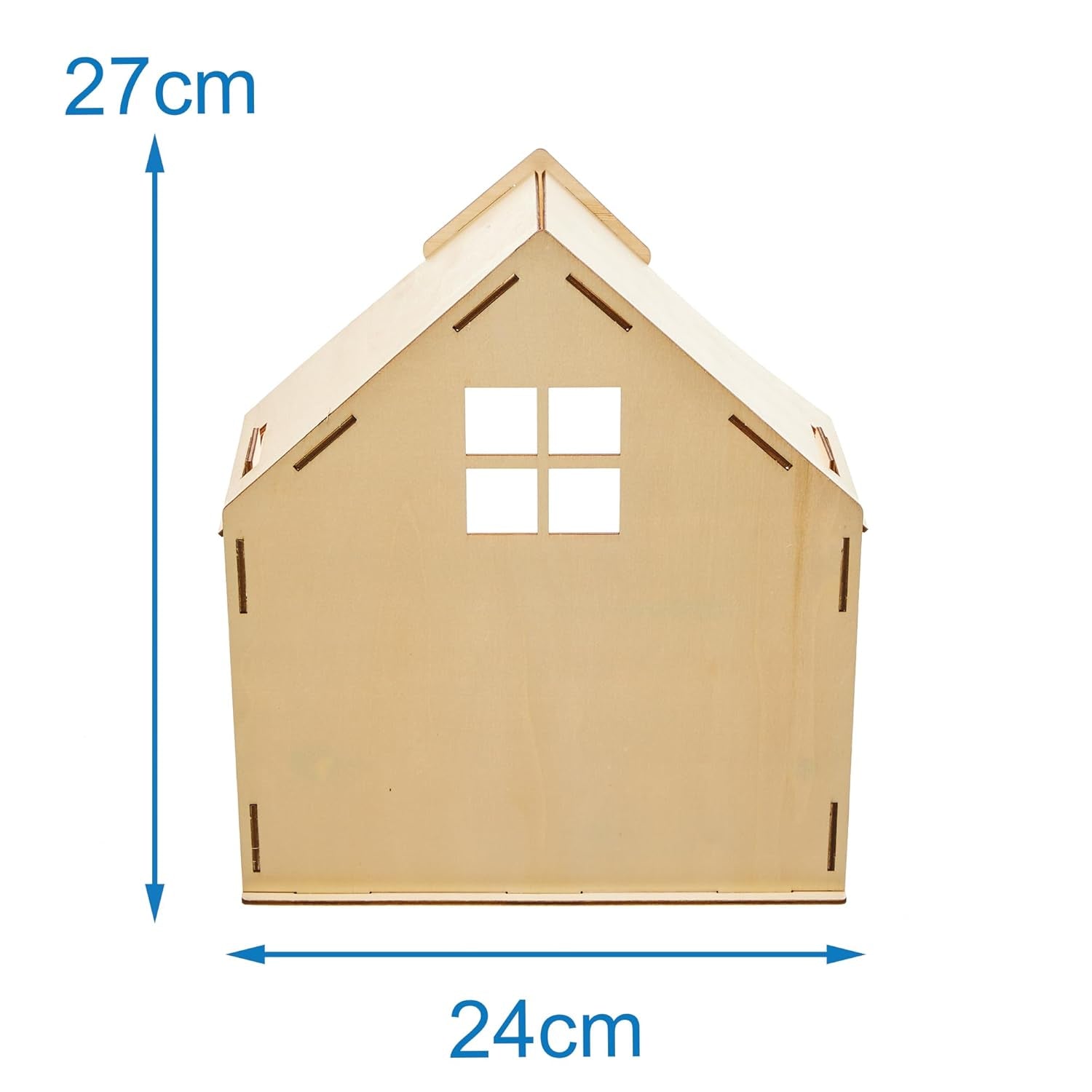 Baker Ross FN199 Dollhouse Kit - 1-pack, Kids Dollhouse Kit, Craft Kit Dollhouses Naty Shop