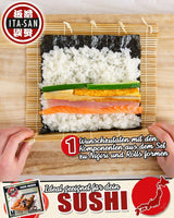 ITA-SAN Sushi Set (9-delar komplett set, perfekt för nybörjare, för prov eller present) 1 förpackning