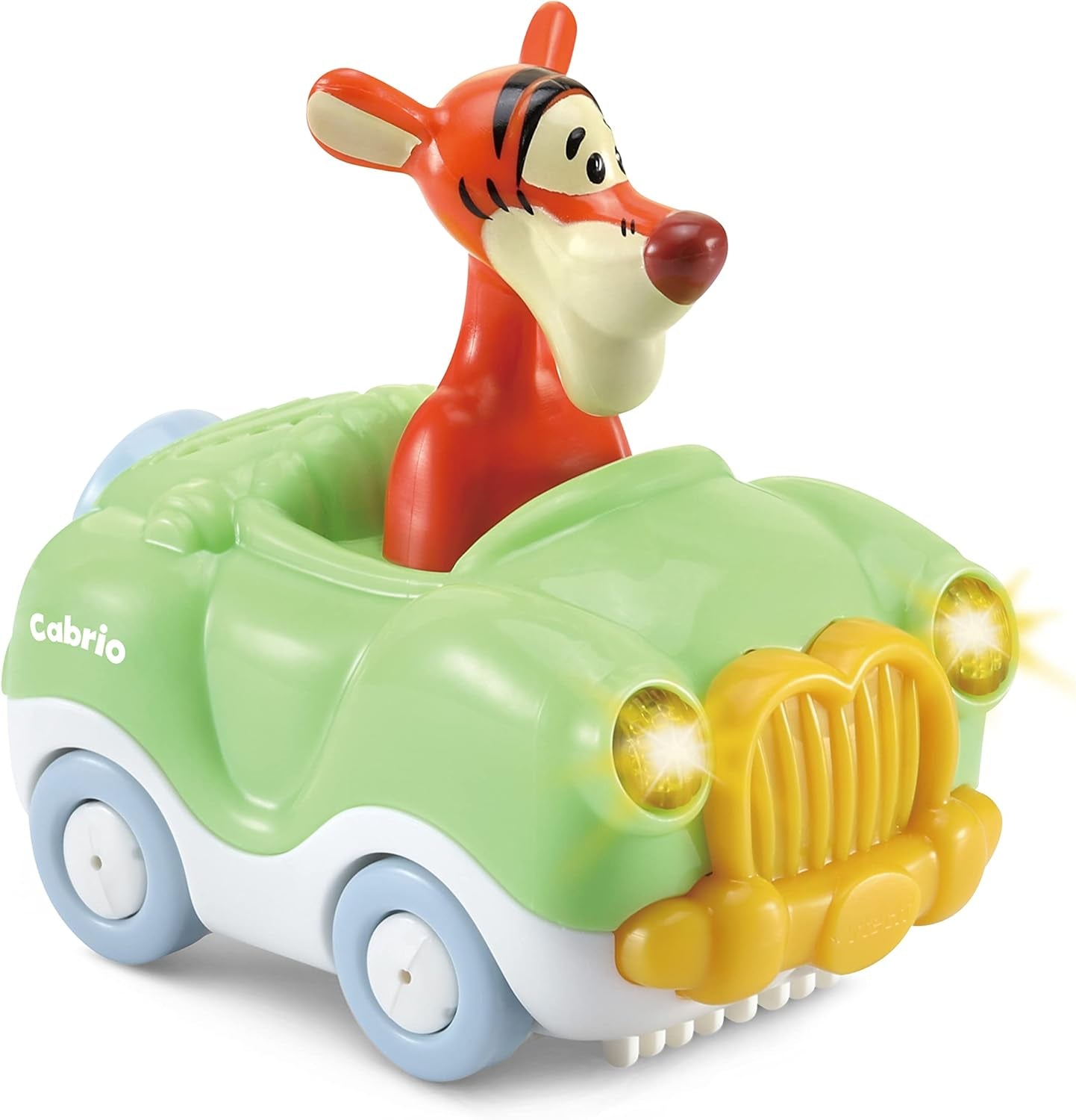 Vtech TUT TUT Baby Flitzer - Tiggers cabrioletbil - Leksaksbil med musik, meningar och intressanta ljud - För barn i åldern 1-5 år Bebe Toys Naty Shop Standardtitel