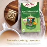 Yogi Tea - Tulsi Serenity Organic Herbal Ayurvedic Tea Nature's Koffein Free Tulsi Blend "Holy" Basil Lakrits & Orange Yogi Tea 3-pack 3X17 tepåsar (51 tepåsar)