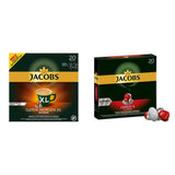 Jacobs Kaffeekapseln Guten Morgen XL Intense - 10er Pack (10 x 20 Getränke) & Kaffeekapseln Lungo Classico, Intensität 6 av 12, 20 Nespresso®* kompatibel Kapseln, 10 x 20 Getränke