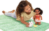 Jakks Pacific Moana 2 Little Sister Simea Doll and Pua Figure Playset 27 cm högt, innehåller 1 dockadräkt, 1 Pua, 1 plastbananklasa, rekommenderas för åldrarna 3 och uppåt