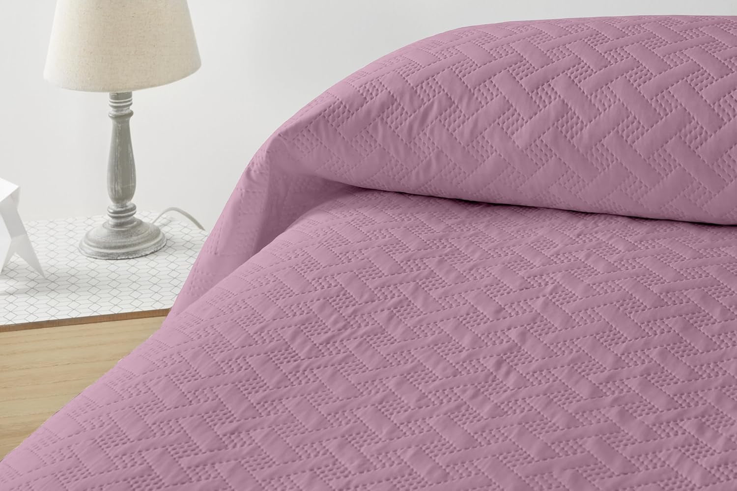 LISO - Överkast för 105 Cm - Bouti Säng Överkast - Vår och sommar - 200X260 Cm - Rosa sängar och filtar Besuche den Degrees hem-butik Makeup Säng 135 Cm