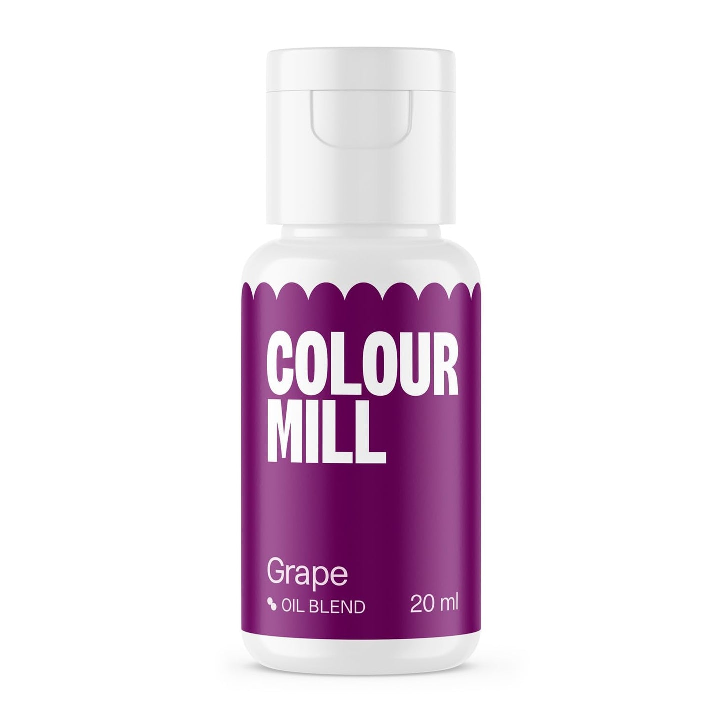 Livsmedelsfärg baserad på druvolja Color Mill Oil Blend - Livsmedelsfärg för choklad, fond, muffins, kakor, bakning, makroner - Matfärg för dekoration av tårtor - 20 ml