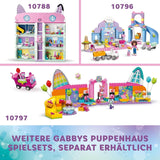 LEGO 4+ Gabbys dockskåp Gabbys festrum, Discolekset med rutschkana och djurfigurer för kreativt rollspel, present till flickor och pojkar från 4 år 10797 Byggset Besuche den LEGO-Store