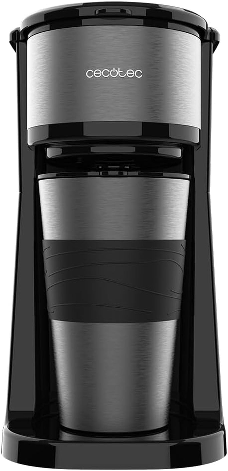 Cecotec Coffee 66 Drop & Go espressomaskin med termokanna, 700 W, kapacitet 420 ml, förseglad pip, permanent eller pappersfilter, automatisk avstängningsfunktion, behållare med fönster