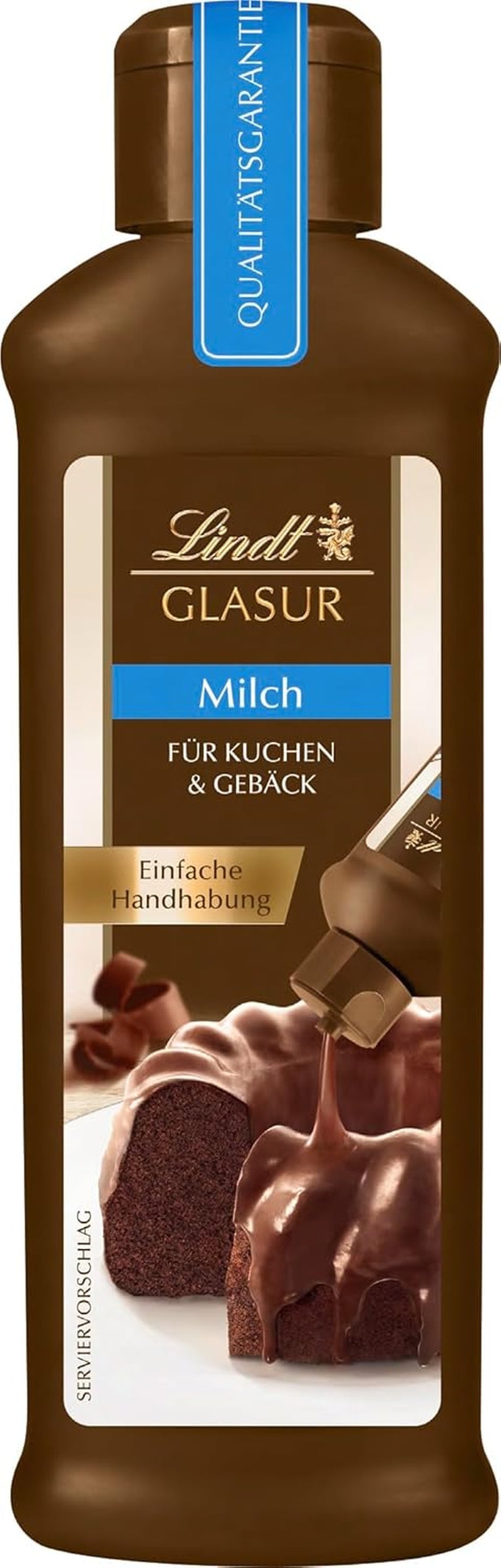 Lindt Schokolade - GLASUR Vollmilch | 10 X 200 G | Vollmilch Glasur Für Einen Feinen Überzug Bei Kuchen, Torten, Gebäck Oder Eis | GLAS | Backen | Schokoladengeschenk glasyrer och dekor Naty Shop Standardtitel