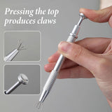 100 Stück Nail Art Schwamm Mit Piercing Zange, Nail Art Zubehör Schwamm Mit Piercing Kugel Aufdreher, Sponge Brush Applikator, Nagelkunst-Rendering-Werkzeuge,Für Gradient Nail Art Patterns Erstellen.