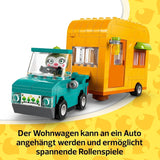 LEGO Animal Crossing Gerds husvagn och trädgård Rollspelsset Billeksak för barn 7 år gamla flickor och pojkar Presentvideospelleksak med djurfigurer 77054 Byggset Besuche den LEGO-Store