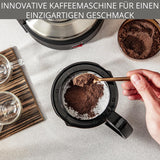 Krups T8 Filter Espressomaskin, 850 Watt, Autoavstängning, 8-12 koppar, 1 L Kapacitet, Permanent Filter, Belyst På/Av-brytare, Lätt att använda, Svart, KM4689