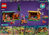 LEGO Friends mysiga hyddor på äventyrsläger, rollspel utomhus, barnleksak för flickor och pojkar från 7 år med 3 figurer och räv, campingleksak 42624 Byggset Besuche den LEGO-Store