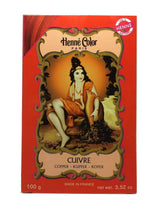 Henné Color Henna Pulver Koppar 100 g Hårfärgning Naty Shop Red 100 G (1 förpackning)