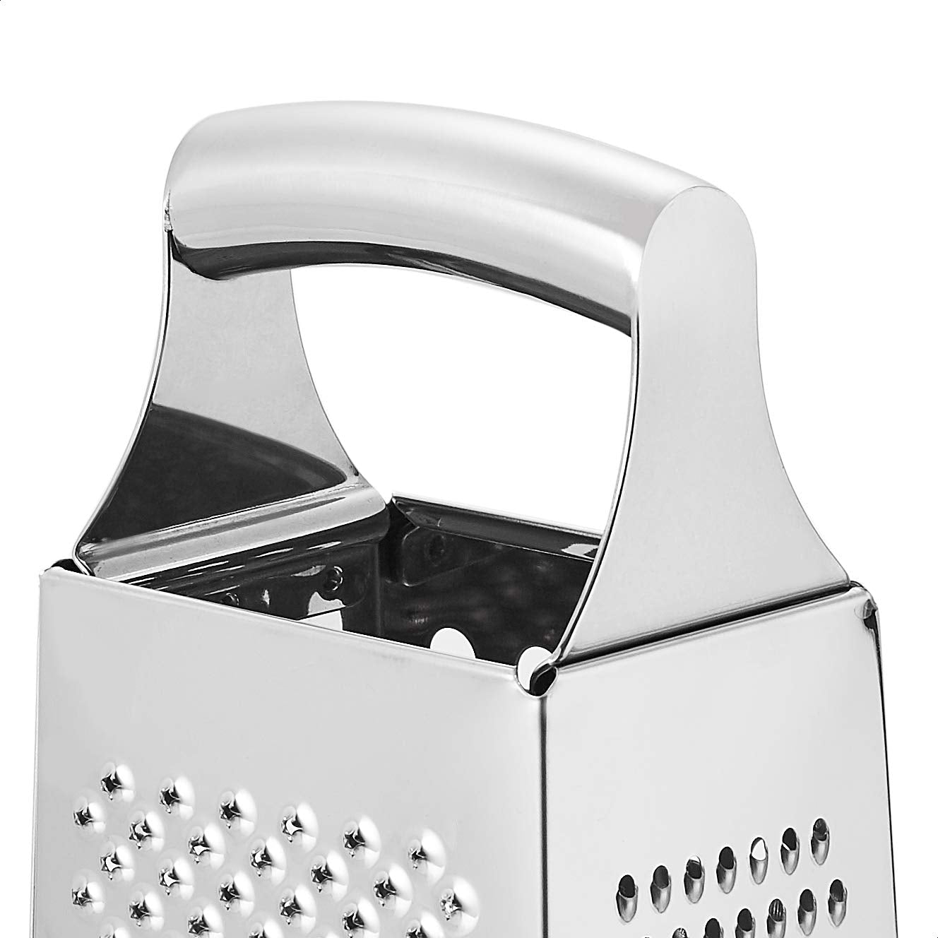 Peeler Naty Shop robust fyrkantig ostriv i rostfritt stål med halkfri botten