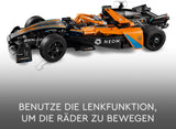 LEGO Technic NEOM Mclaren Formula E racingbil, racerbilleksak för 9 år gamla pojkar och flickor, modellbilsats, inredning för barnrum, födelsedagspresentidé 42169 Byggset Beuche den LEGO-Store