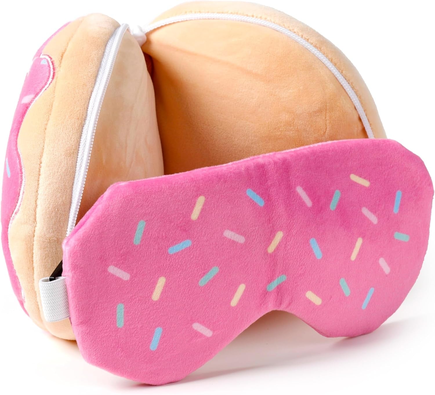 Puckator Travel Kudde med Relaxeazzz Mask - Donut Travel Pillows Naty Shop