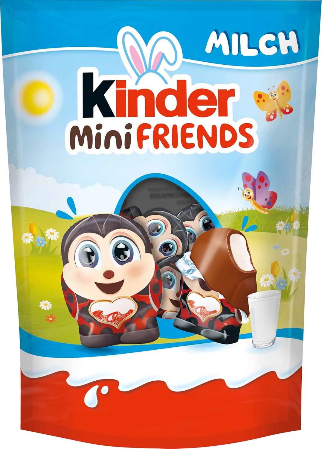 Kinder Joy-paket om 2 - Ena halvan med läcker mjölk- och kakaokräm och knapriga bollar, och den andra halvan med en stor överraskning - Påskchoklad, påskgodis - Påskpresent - 40g