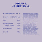 Aptamil HA Pre Ready to Drink – Hydrolyserad mjölk för spädbarn från födseln – 4 x 2 x 90 ml