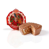 Reber Bites choklad- och tryffelpaj, konjaktryffel på krämig nougat, täckt med delikat alpin mjölkchoklad, 40 g (1 st)