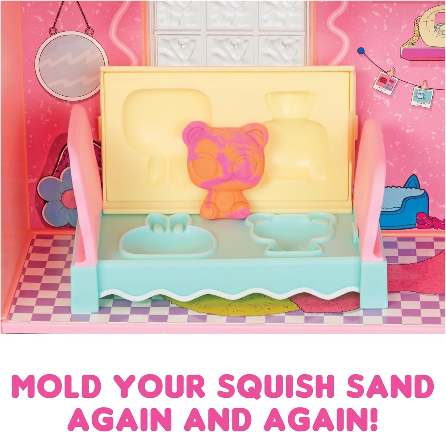 LOL Överraskning! Magic House med Squish Sand och Diva Samlardocka - Lekset med Samlardocka, Squish Sand, överraskningar och tillbehör - Perfekt för tjejer från 4 år och uppåt