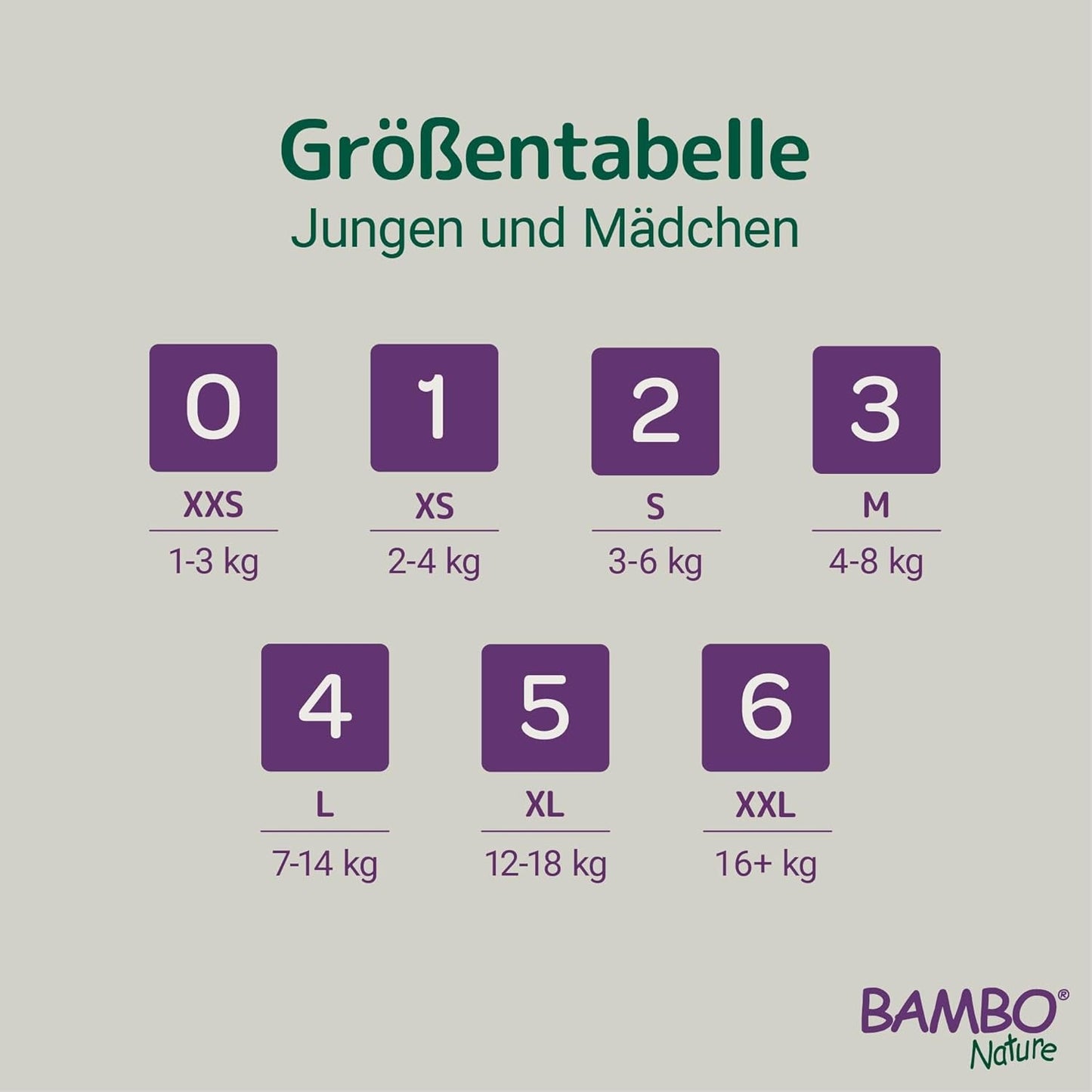 Bambo Nature Premium Eco-blöjor, storlek 6, 1,63 kg