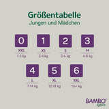 Bambo Nature Premium Eco-blöjor, storlek 6, 1,63 kg