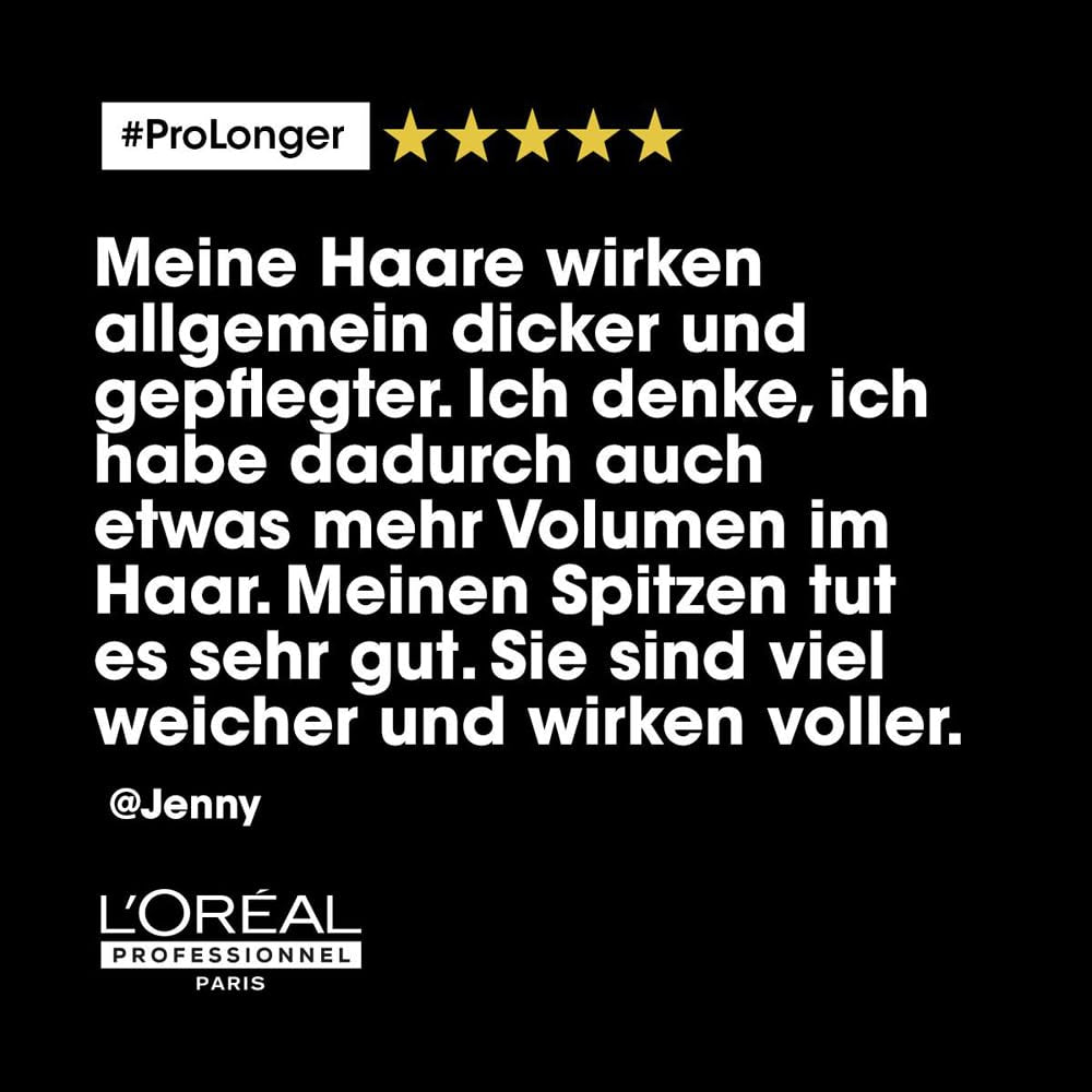 L'Oréal Professionnel hårstärkande mask för långt och tunt hår med filler A-100 och aminosyror, Series Expert, Pro Longer Mask Hair Mask Naty Shop