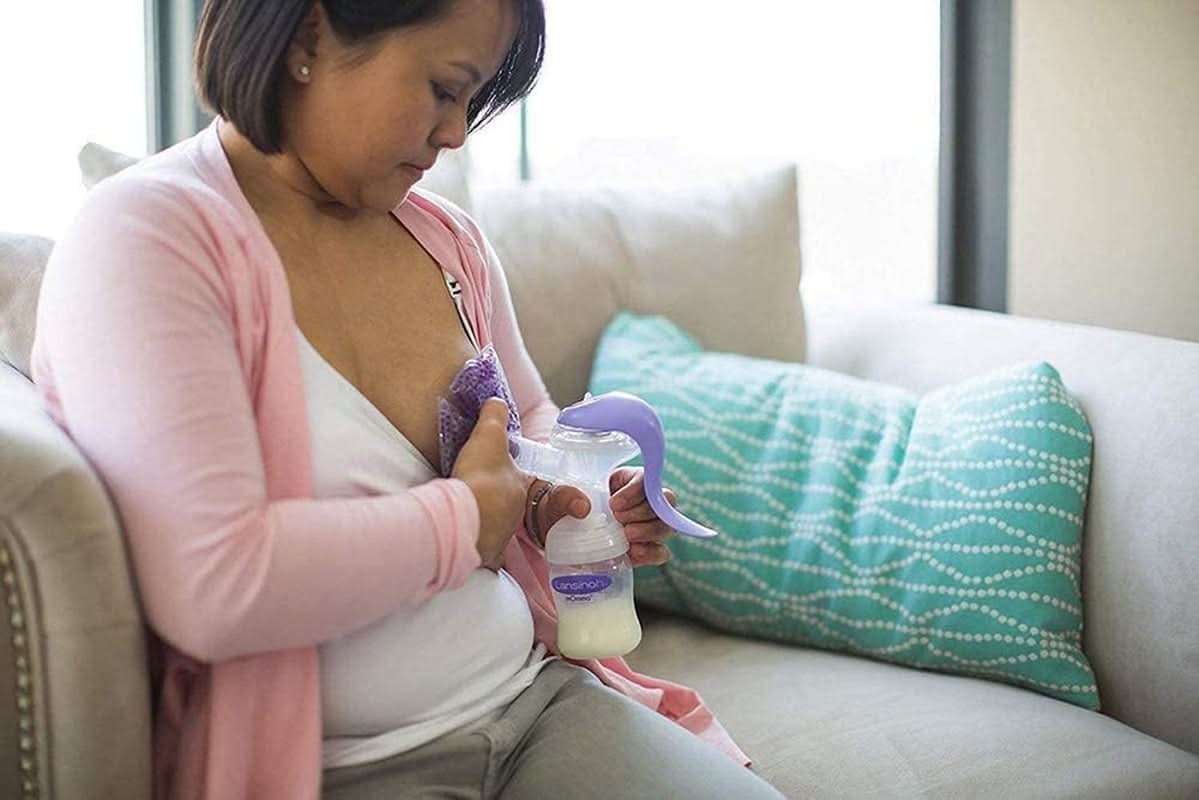 Lansinoh Therapearl 3-i-1 bröstterapi för ammande mammor, varm och kall terapi, hjälper till att lindra översvämning, mastit och igentäppta kanaler, återanvändbar mat och amningstillbehör Bebe Naty Shop