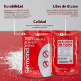 Eiklarpulver (350g) | Getrocknetes Eiklar Pulver | Eialbumin für Backen & Kochen | Ohne Zusatztoffe | Laktosfri Zip-Bag-förpackning