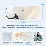 IDEA Nackvärkskudde Ortopedisk kudde Tillverkad av Memory Foam Kudde Ergonomisk nackkudde för optimalt stöd Anti-snarkningskudde för sido, rygg och mage Sovcervikala ortopediska kuddar Naty Shop