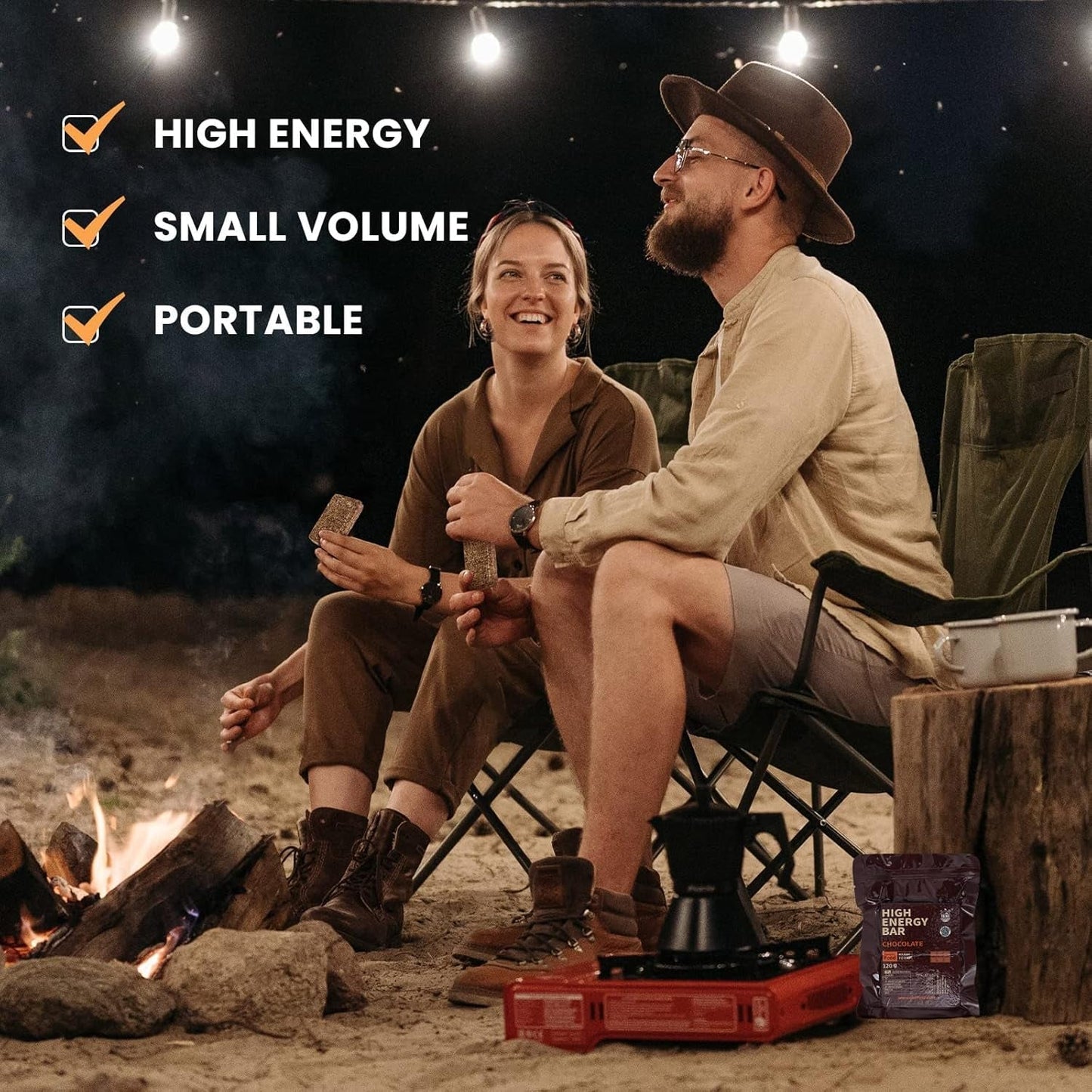 Nödbarer Chokladsmak Överlevnadstabletter för utomhusaktiviteter Camping Nödstorm Jordbävning Katastrof Long Life Preparedness Kit 12 st