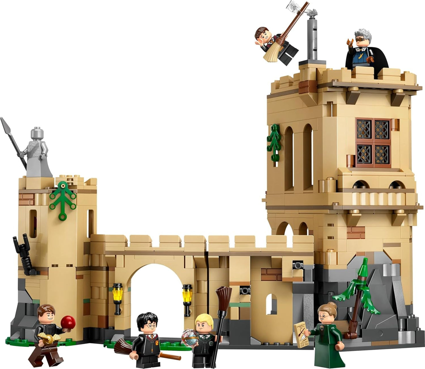 Hogwarts Castle LEGO Harry Potter: Flyglektioner Äventyrslekset med 6 samlarbara minifigurer inklusive Draco Malfoy och professor McGonagall Rollspelsset för pojkar och flickor 9 år gamla 76447 Byggset Besuche den LEGO-Store