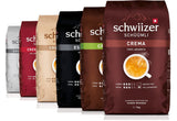 Schwiizer Schüümli Intenso, kapsel, malet kaffe 1 kg - Intensitet 4/5 - UTZ-certifikat (paket med 4)