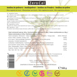 Zerocal - Inulinpulver från cikoria-Wurzel 500 G | Inulin Mit Hohem Ballaststoffgehalt | 100 % vegansk och glutenfri | Herkunft Deutschland Sweeteners Naty Shop