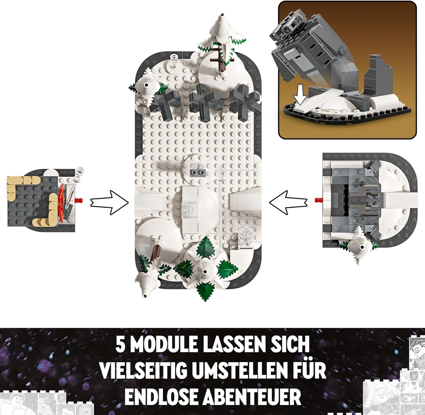 LEGO Marvel Avengers Assemble: Age of Ultron, bygg- och lekset med 8 minifigurer av superhjältar som Thor, Hulk och Iron Man, byggleksak för pojkar och flickor, äventyrsset 76291 Byggset Besuche den LEGO-Store
