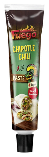 - Chipotle Chili Paste, kryddiga mexikanska rätter, Für 4 Anwendungen, Vegan, 1 x 40 g